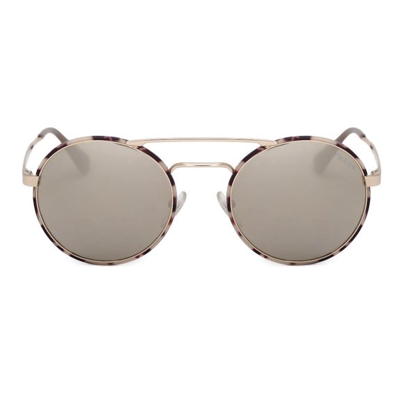 Prada Grey Round Sunglasses